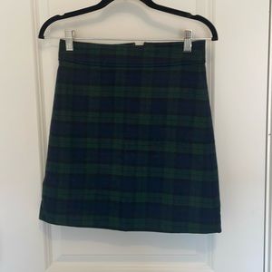 Jcrew plaid skirt